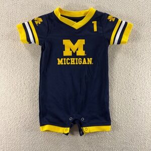 Michigan Wolverines Football‎ Onesie Baby Infant Colosseum NCAA #1 Outfit